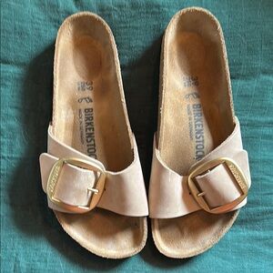 Birkenstock Madrid Big Buckle Nubuck Leather 39 Regular